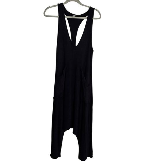 Free People Pants - Free People We The Free Women's Black Intimately Downtime Jumpsuit Size Small